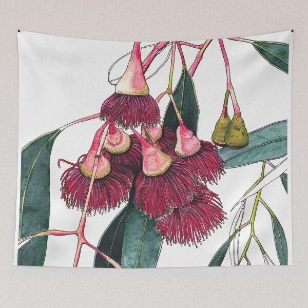 Item preview, Gum blossom Eucalyptus pink designed and sold by blueidesign.