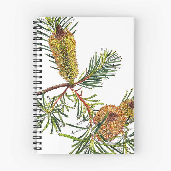 Item preview, Banksia Australian flora yellow designed and sold by blueidesign.
