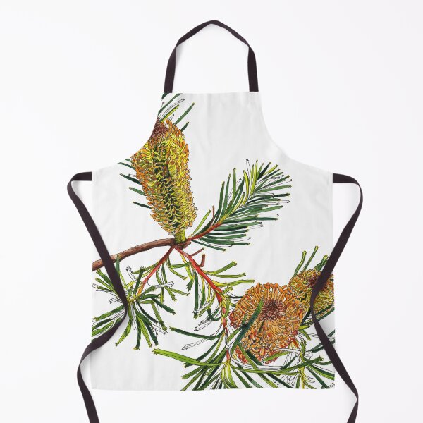 Item preview, Banksia Australian flora yellow designed and sold by blueidesign.