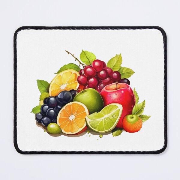 Item preview, Colorful Fruit Clipart – Watercolor Tropical Fruit Mix designed and sold by SylvieVibes.