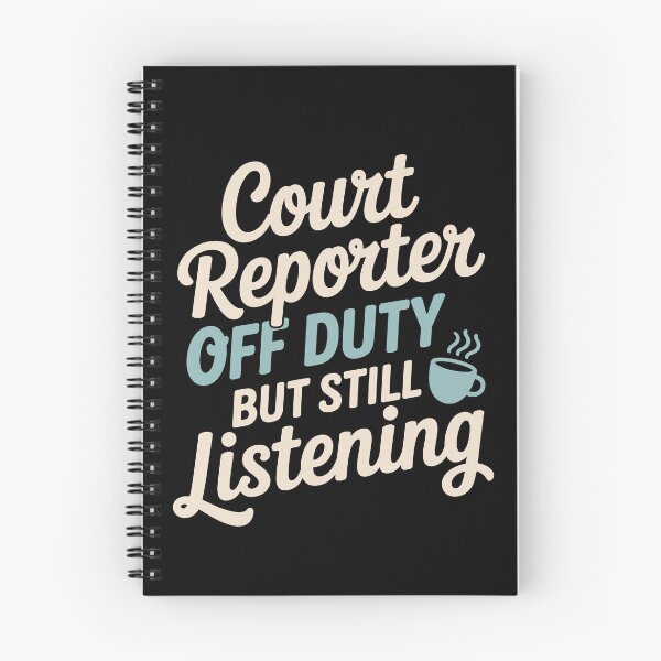 Item preview, Court Reporter Funny Off Duty But Still Listening designed and sold by tmerchtrends.