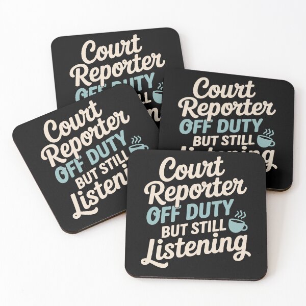 Item preview, Court Reporter Funny Off Duty But Still Listening designed and sold by tmerchtrends.