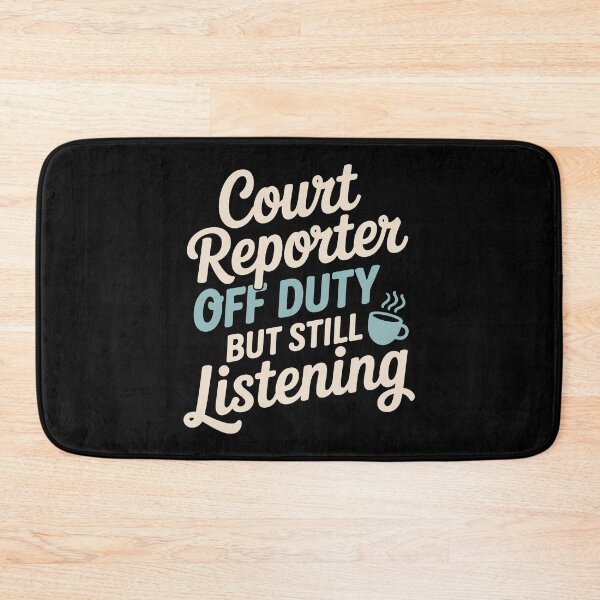 Item preview, Court Reporter Funny Off Duty But Still Listening designed and sold by tmerchtrends.