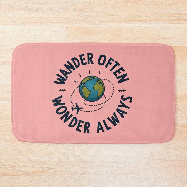 Item preview, Wander Often Wonder Always Travel Adventure Design designed and sold by gtrock.