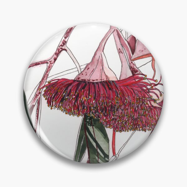 Artikelvorschau, Eukalyptus Flowering Gum Australian Flora rosa entworfen und verkauft von blueidesign.