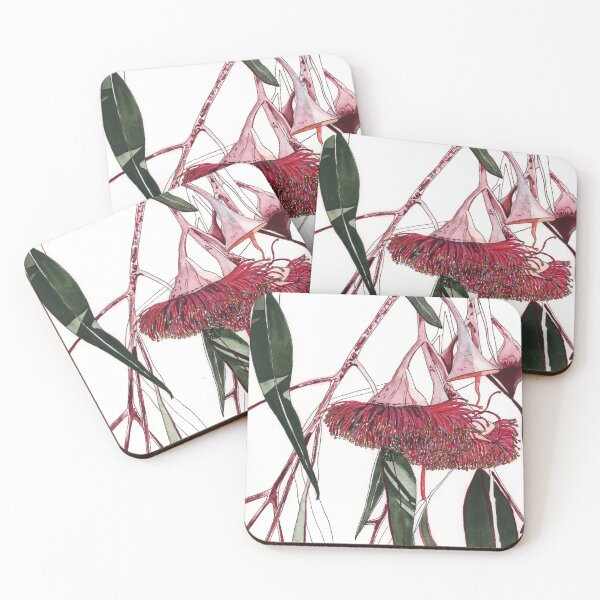 Item preview, Eucalyptus Flowering Gum Australian Flora pink designed and sold by blueidesign.