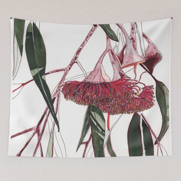 Item preview, Eucalyptus Flowering Gum Australian Flora pink designed and sold by blueidesign.