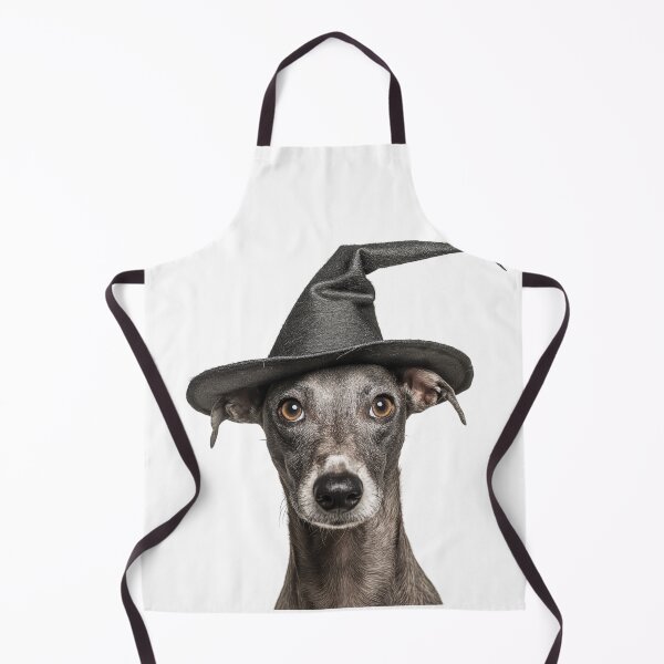 Item preview, Perro whippet con sombrero de bruja de Halloween designed and sold by LazyOwlStore.