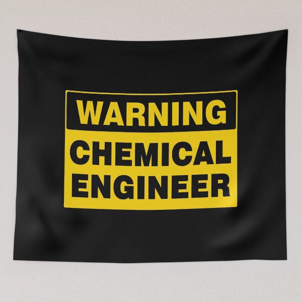 Item preview, WARNING SIGN, CHEMICAL ENGINEER, INDUSTRIAL SIGNAGE, FUNNY designed and sold by AASparksDesigns.