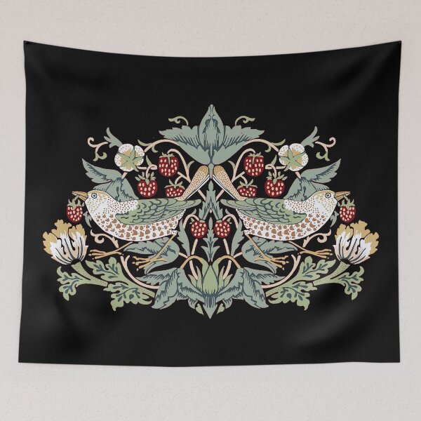 Item preview, William Morris Strawberry Thief Birds designed and sold by Pixelchicken.