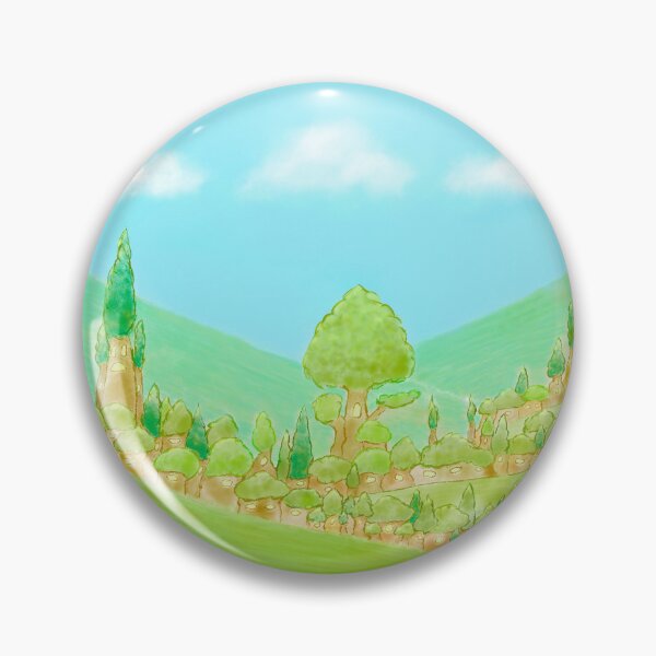 Item preview, Tree village in a meadow designed and sold by greenPQBstudio.