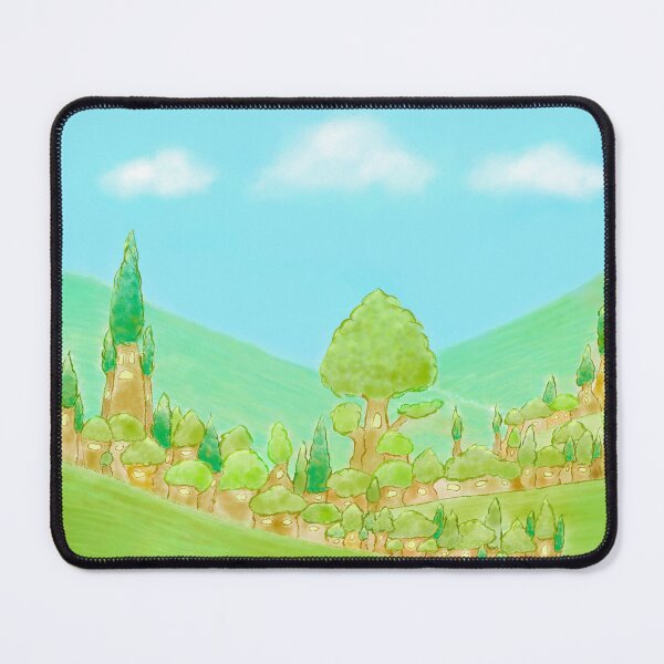 Item preview, Tree village in a meadow designed and sold by greenPQBstudio.