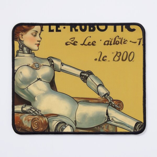 Item preview, Robot Love Art Illustrations from the 1800s | #44 designed and sold by NickWhittleArt.