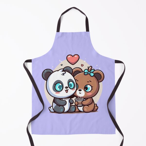 Item preview, Cute Coffee Loving Pandas - Panda Couples 14 designed and sold by PANDALOVEART.