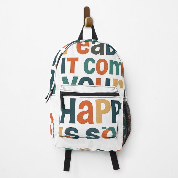 Item preview, Happiness Comes from Your Actions – Vintage Motivational Typography by Sweet Day designed and sold by Sweetday2025.