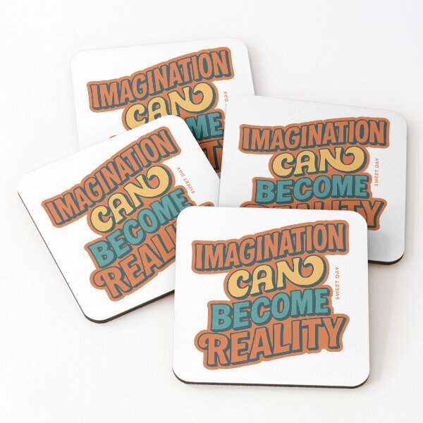 Item preview, ​Imagination Can Become Reality – Vintage Typography Design​ designed and sold by Sweetday2025.