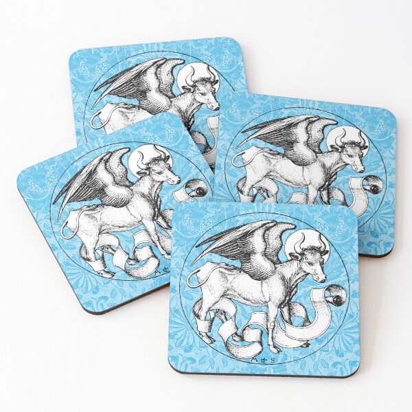 Item preview, 15th Century St Luke's Emblem Winged Bull designed and sold by Pixelchicken.