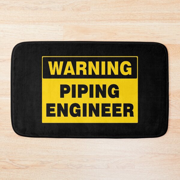 Item preview, WARNING SIGN, PIPING ENGINEER, INDUSTRIAL SIGNAGE, FUNNY designed and sold by AASparksDesigns.