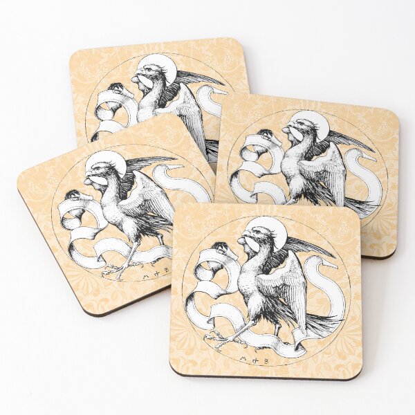Item preview, 15th Century St John the Evangelist Emblem Winged Eagle designed and sold by Pixelchicken.