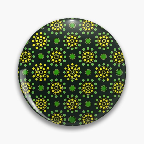 Item preview, Green pattern with yellow dot designed and sold by Erik Visnievskij.
