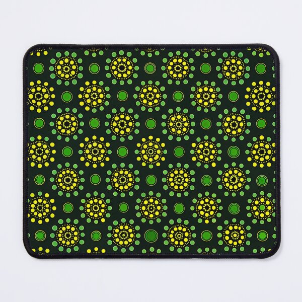 Item preview, Green pattern with yellow dot designed and sold by Erik Visnievskij.