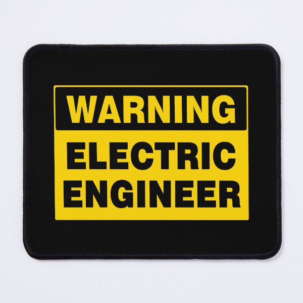 Item preview, WARNING SIGN, ELECTRIC ENGINEER, INDUSTRIAL SIGNAGE, FUNNY designed and sold by AASparksDesigns.