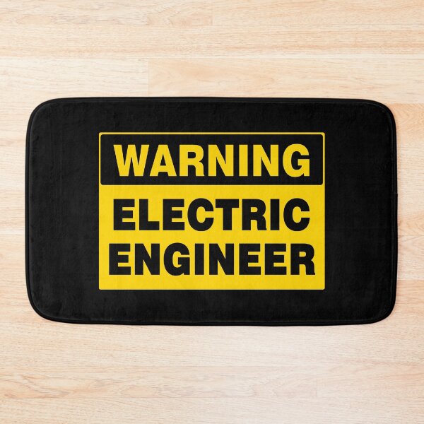 Item preview, WARNING SIGN, ELECTRIC ENGINEER, INDUSTRIAL SIGNAGE, FUNNY designed and sold by AASparksDesigns.