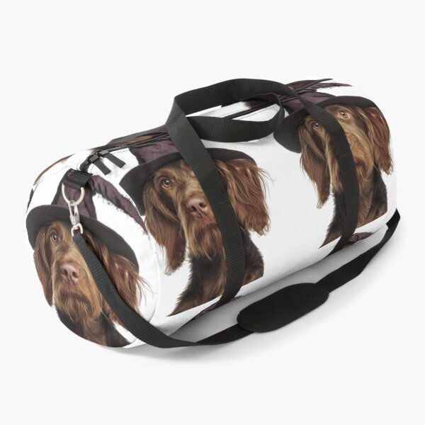 Item preview, Wirehaired Vizsla dog Wearing Halloween Witch Hat designed and sold by LazyOwlStore.