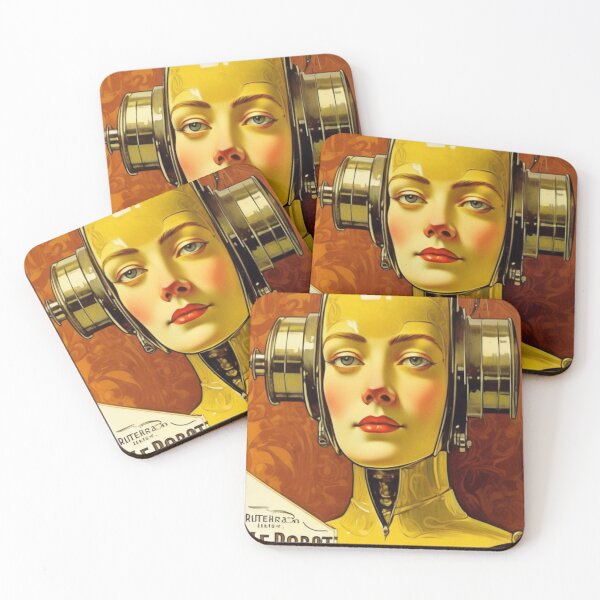 Item preview, Robot Love Art Illustrations from the 1800s | #49 designed and sold by NickWhittleArt.