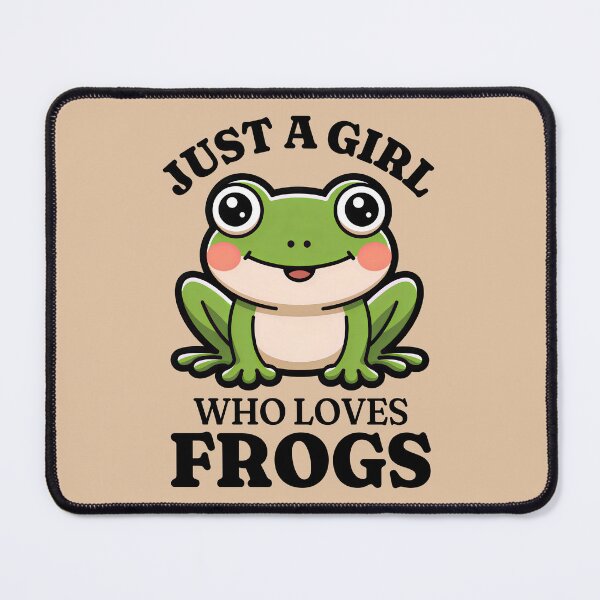 Item preview, Just A Girl Who Loves Frogs Pet Frog Owner Amphibian Lover designed and sold by KLArtzStore.