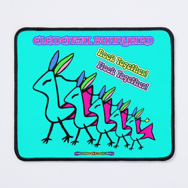 Aperçu de l'œuvre Elemental Bunnybird : Rock Together ! Flock Together ! (1968) créée et vendue par SBVillard.