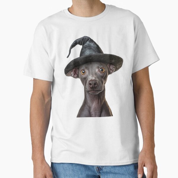 Item preview, Perro Xoloitzcuintli con sombrero de bruja de Halloween designed and sold by LazyOwlStore.
