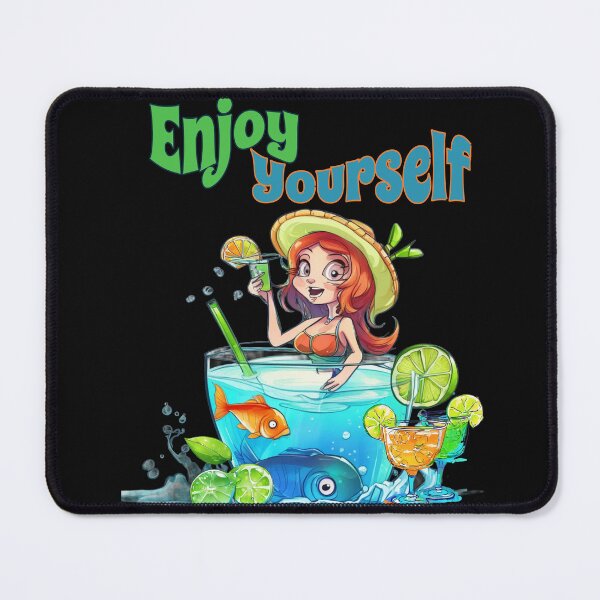 Item preview, Lady Drinking Cocktails with her Fish Friends designed and sold by Jessielee72.