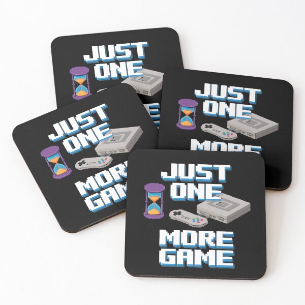 Item preview, Just One More Game Gaming Quote for Hardcore Gamers and Fans designed and sold by Evolved Ape.