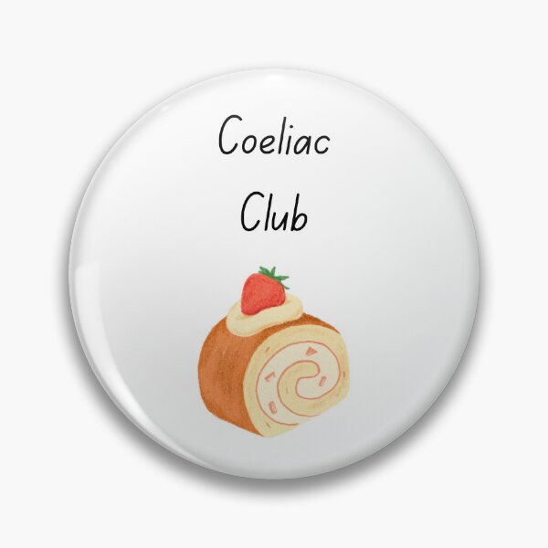 Item preview, Coeliac Club Arctic Roll Swiss Cake Dessert Illustration for Gluten Free Fans designed and sold by My Gluten Free Life UK.