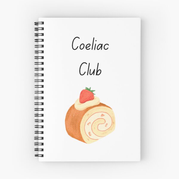 Item preview, Coeliac Club Arctic Roll Swiss Cake Dessert Illustration for Gluten Free Fans designed and sold by My Gluten Free Life UK.