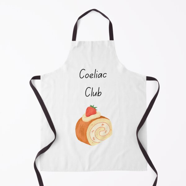 Item preview, Coeliac Club Arctic Roll Swiss Cake Dessert Illustration for Gluten Free Fans designed and sold by My Gluten Free Life UK.