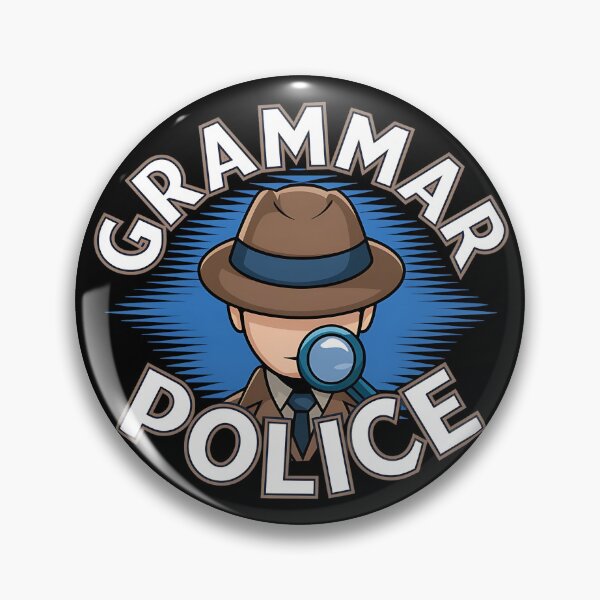 Item preview, Grammar Police: For Grammar Lovers and Language Enthusiasts designed and sold by Evolved Ape.