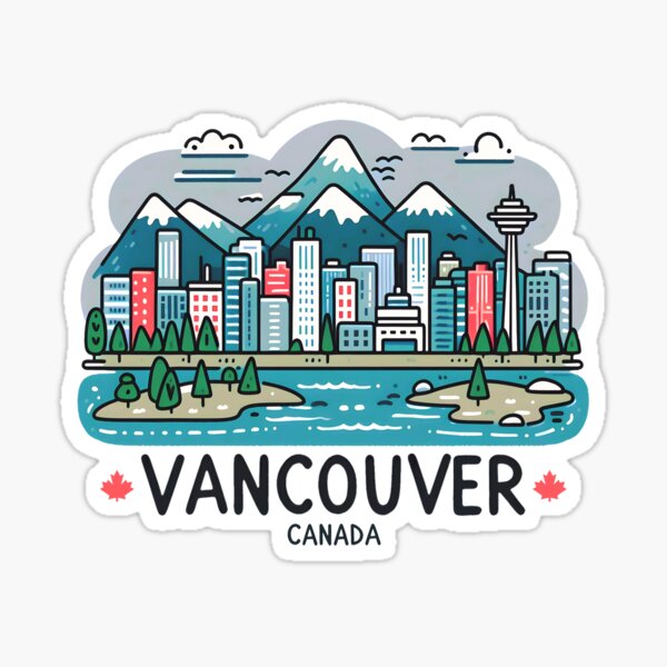 Item preview, Vancouver British Columbia Canada  designed and sold by HowToCanadian.