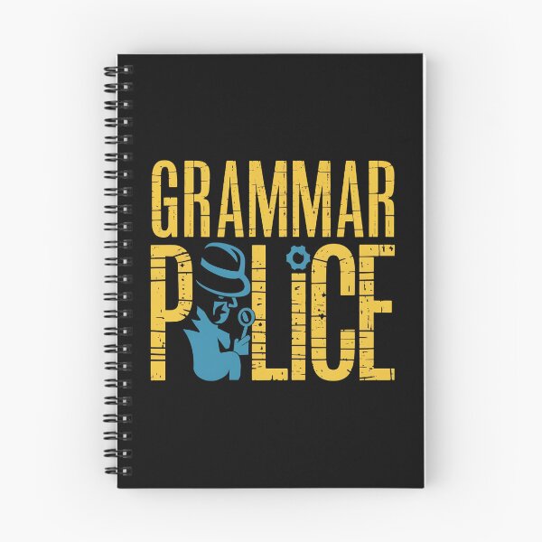 Item preview, Grammar Police: Enforcing Language Laws with Humor designed and sold by Evolved Ape.