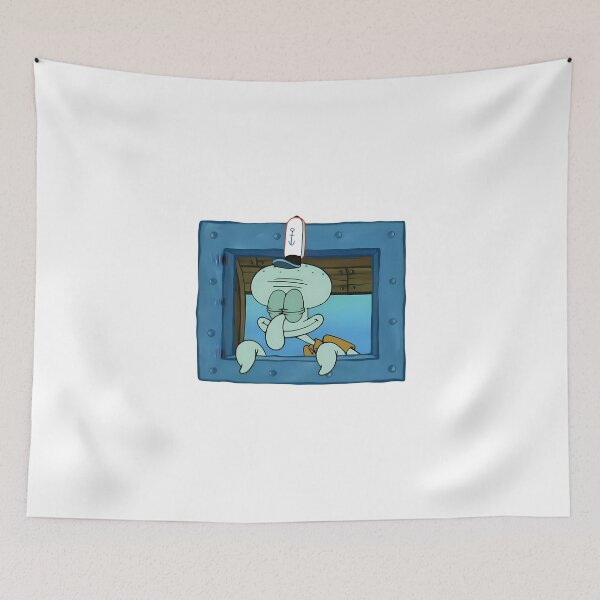 Item preview, Squidward Window - Peaceful Sadness designed and sold by anselmnacht.