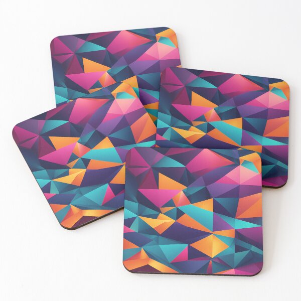Item preview, Colorful Geometric Shards designed and sold by Pixevol.