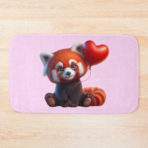 Artikelvorschau, Valentinstag Roter Panda 4 entworfen und verkauft von PANDALOVEART.
