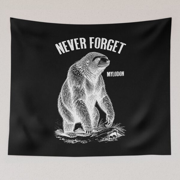 Item preview, Mylodon Never Forget Giant Ground Sloth Extinct Paleontology designed and sold by GrandeDuc.