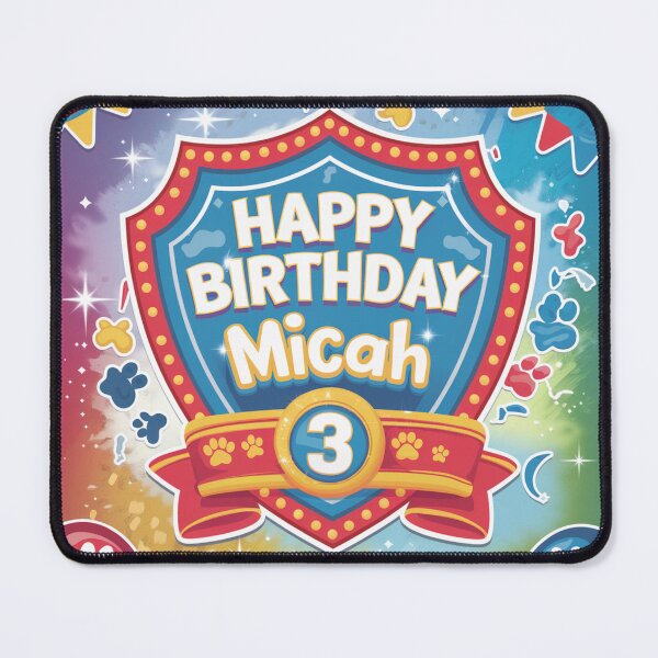 Item preview, Micah’s 3rd Birthday  designed and sold by whatifsticks.