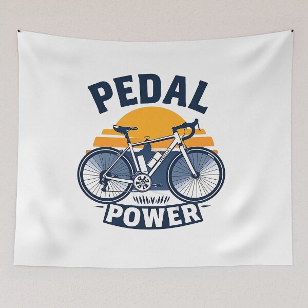 Item preview, Pedal Power: Cycling Enthusiast Design designed and sold by Evolved Ape.