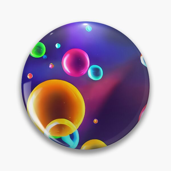 Item preview, Colorful Floating Bubbles designed and sold by Pixevol.
