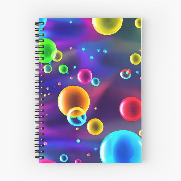 Item preview, Colorful Floating Bubbles designed and sold by Pixevol.