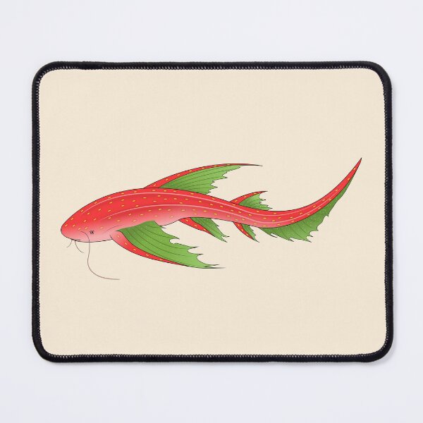 Item preview, Strawberry fish designed and sold by TheMutantPencil.