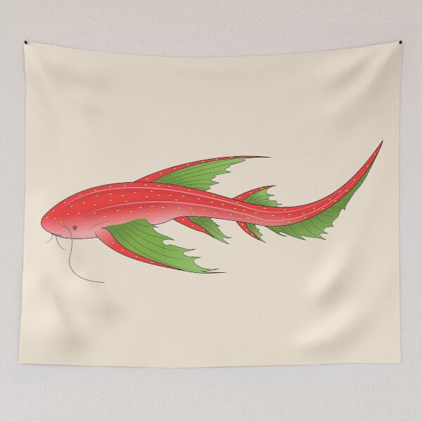 Item preview, Strawberry fish designed and sold by TheMutantPencil.